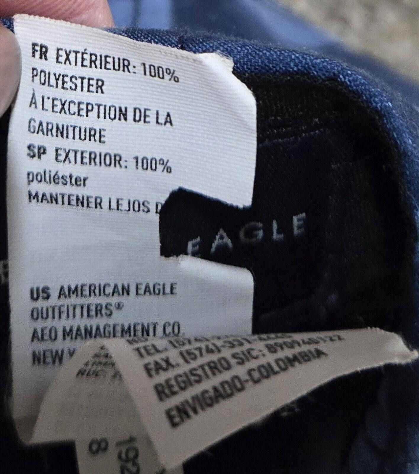 Designer Blue Hawaiian Print American Eagle Outfitters One Size Hat Size ONE SIZE - 7 Thumbnail
