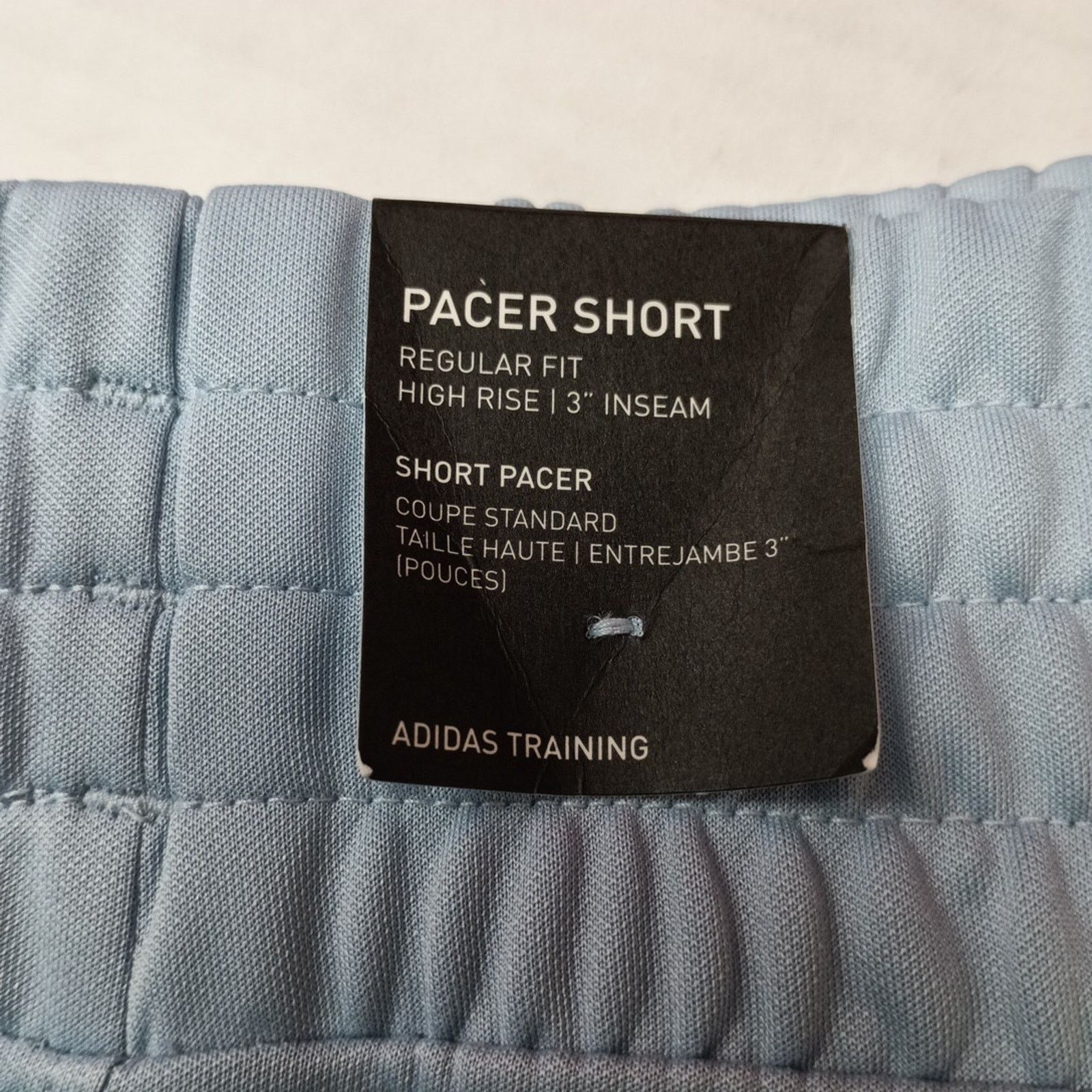 Adidas Adidas Pacer High Shorts Women's 3X Blue Plus Size Pull On Size 30" / US 8 / IT 44 - 6 Thumbnail