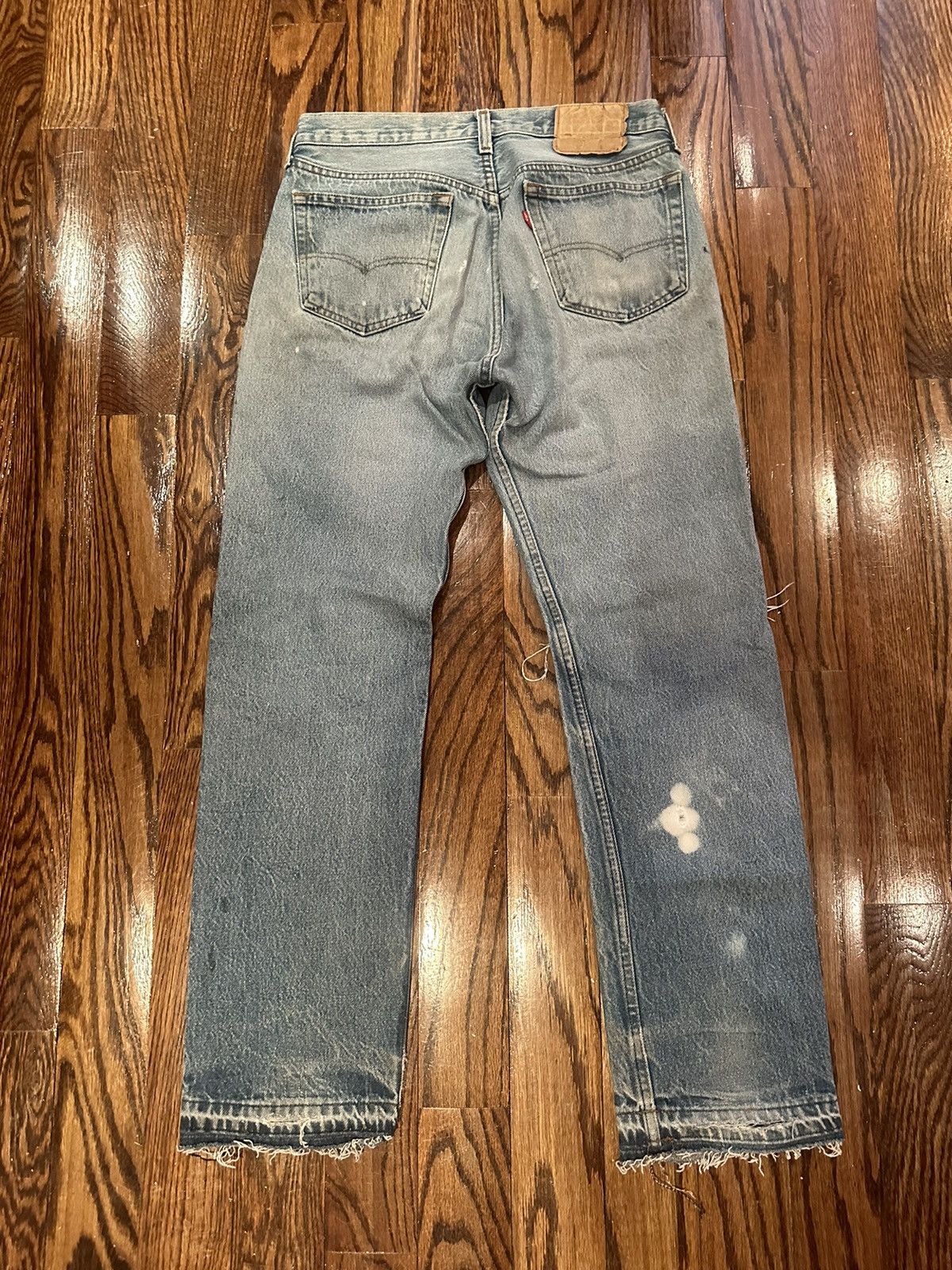 Levi's Vintage Distressed Levi's 501 (grunge) Size US 30 / EU 46 - 3 Thumbnail