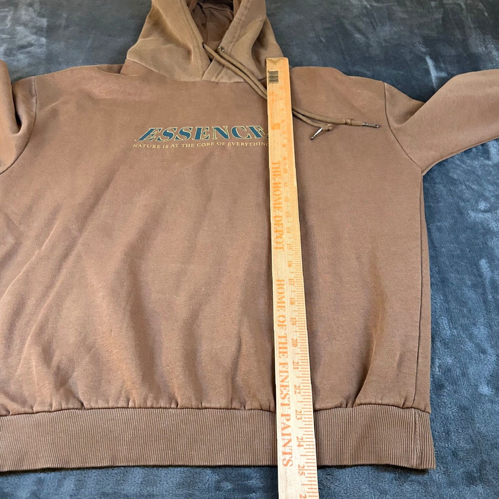 Denime VINTAGE Denim & Flower Hoodie Mens Large Brown Sweatshirt Pullover Size US L / EU 52-54 / 3 - 7 Thumbnail