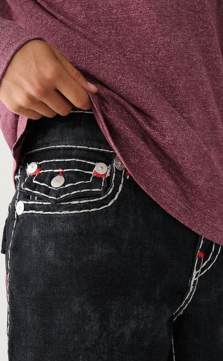 True Religion Black true religion pants with a scorpius black wash on it Size US 36 / EU 52 - 2 Thumbnail