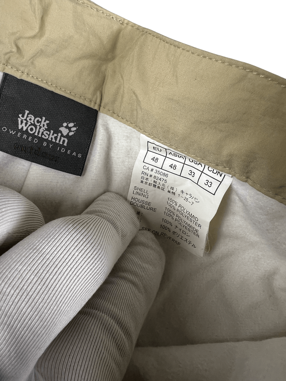Jack Wolfskin × Vintage Vintage Cargo Pants Jack Wolfskin 48 Size US 32 / EU 48 - 6 Thumbnail