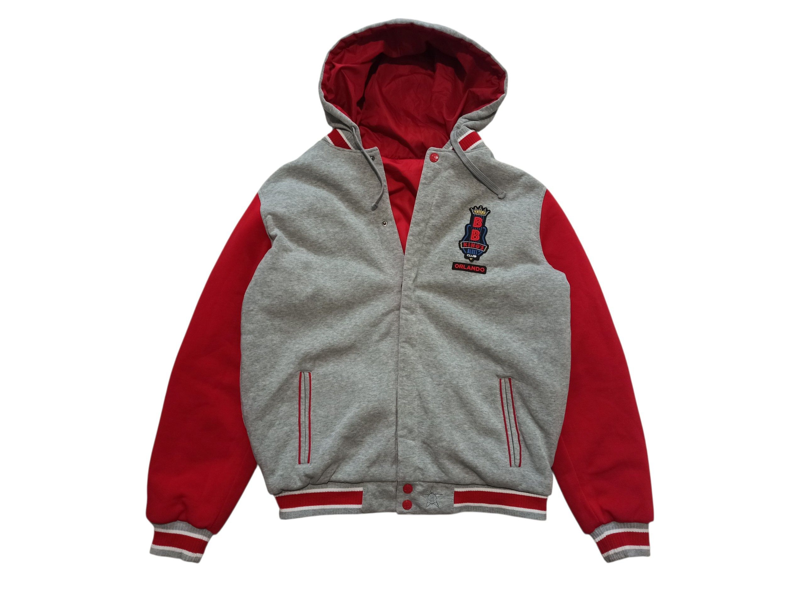 JH Design Rare B.B. King's Blues Club Orlando Reversible Hooded Jacket Size US XL / EU 56 / 4 - 3 Thumbnail