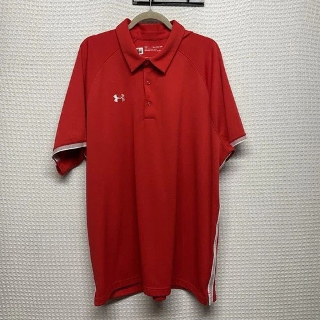 Under Armour NWOT Under Armour HeatGear Short Sleeve Polo Shirt Men 3XL Size US XXL / EU 58 / 5 - 8 Thumbnail