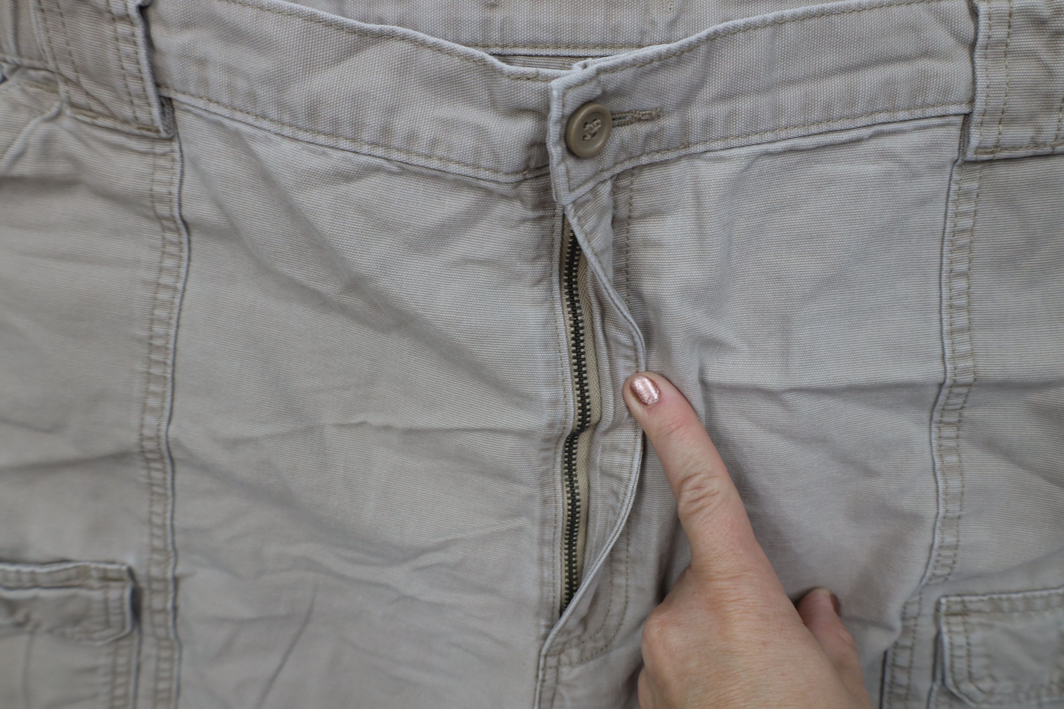 Vintage Vintage 90s Streetwear Above Knee Canvas Cargo Shorts Size US 44 / EU 60 - 5 Thumbnail