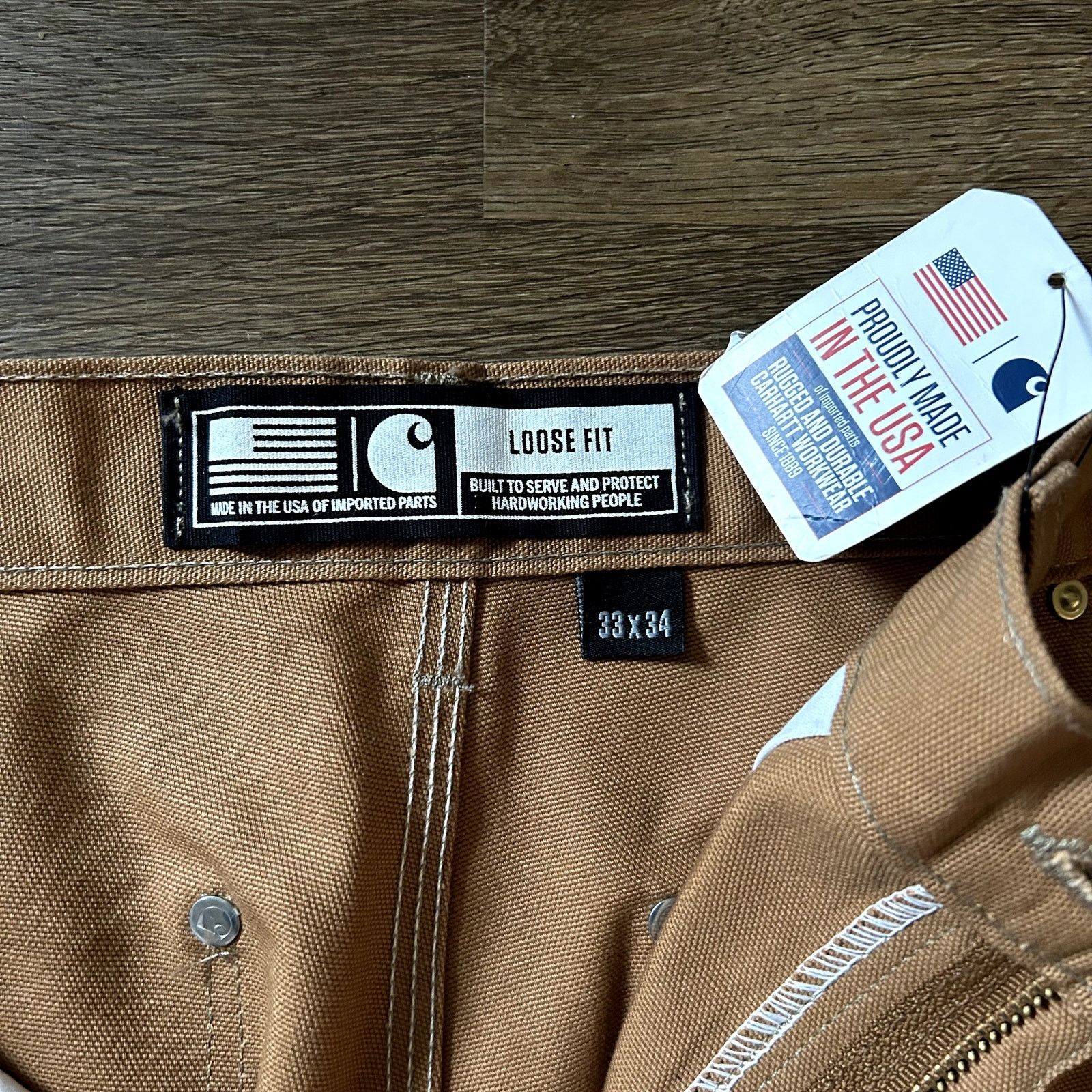 Carhartt New Relaxed fit Carhartts Size US 33 - 5 Thumbnail