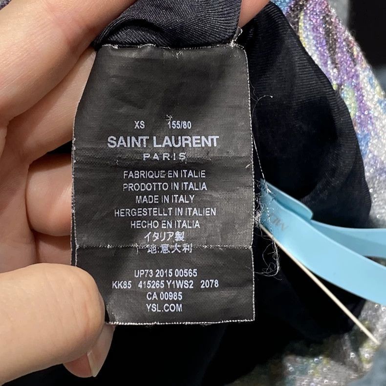 Saint Laurent Paris Saint Laurent Scenic Wave Knit Cardigan- Size US XS / EU 42 / 0 - 4 Thumbnail