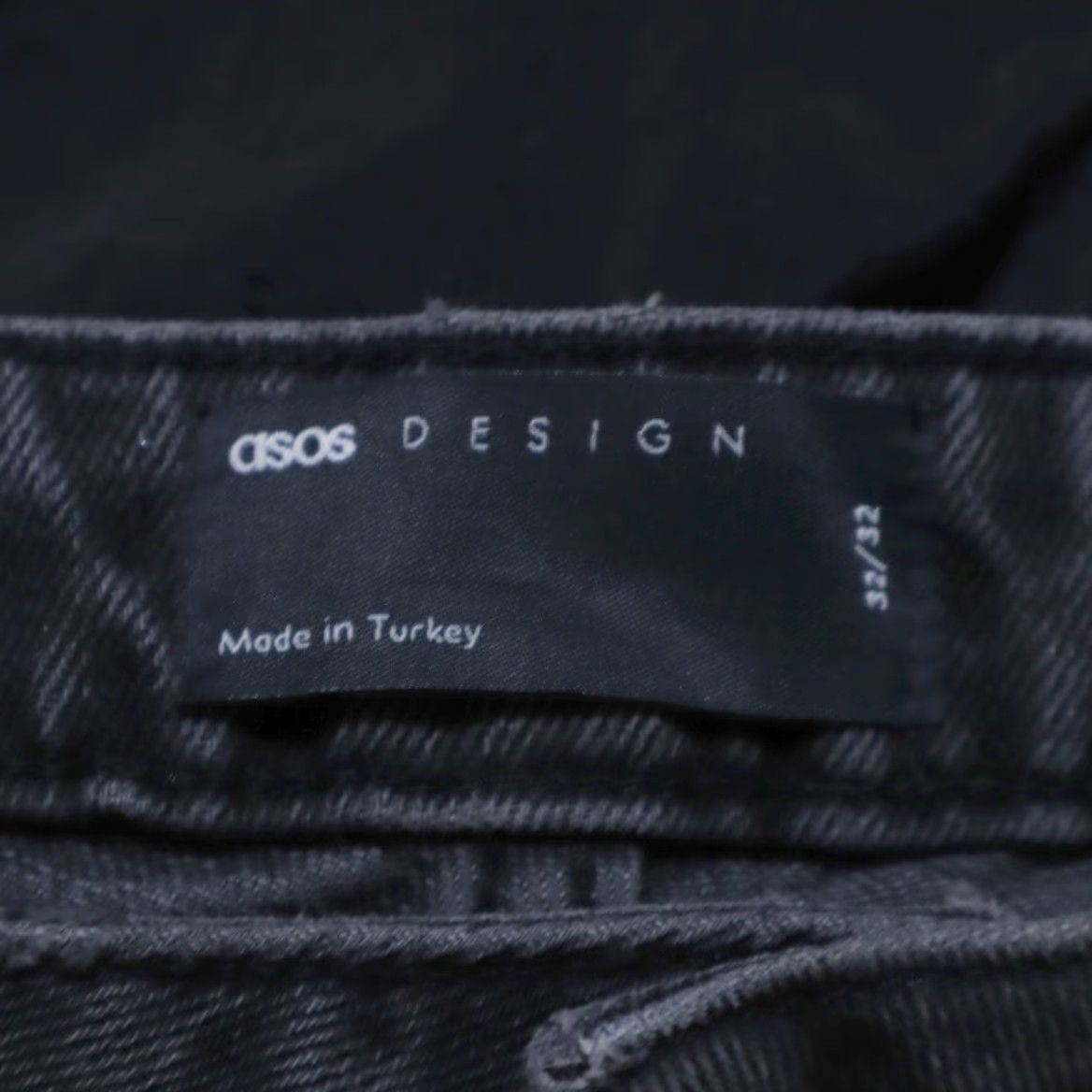 Asos Asos Design Washed Cotton Denim Jeans Pants Black Men's 32 Size US 32 / EU 48 - 5 Thumbnail