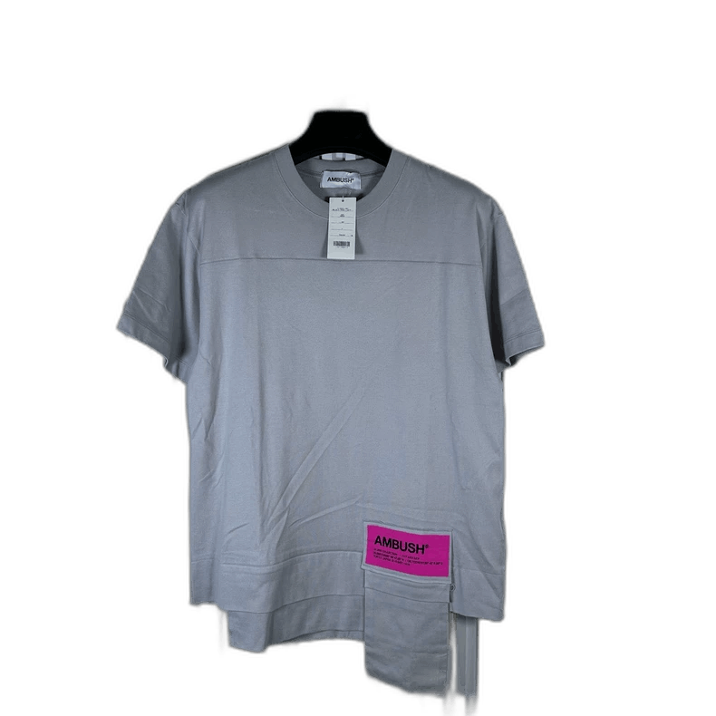 Amiri AMBUSH Gray Short Sleeve Multi-Pocket T-Shirt Size US M / EU 48-50 / 2 - 1 Thumbnail