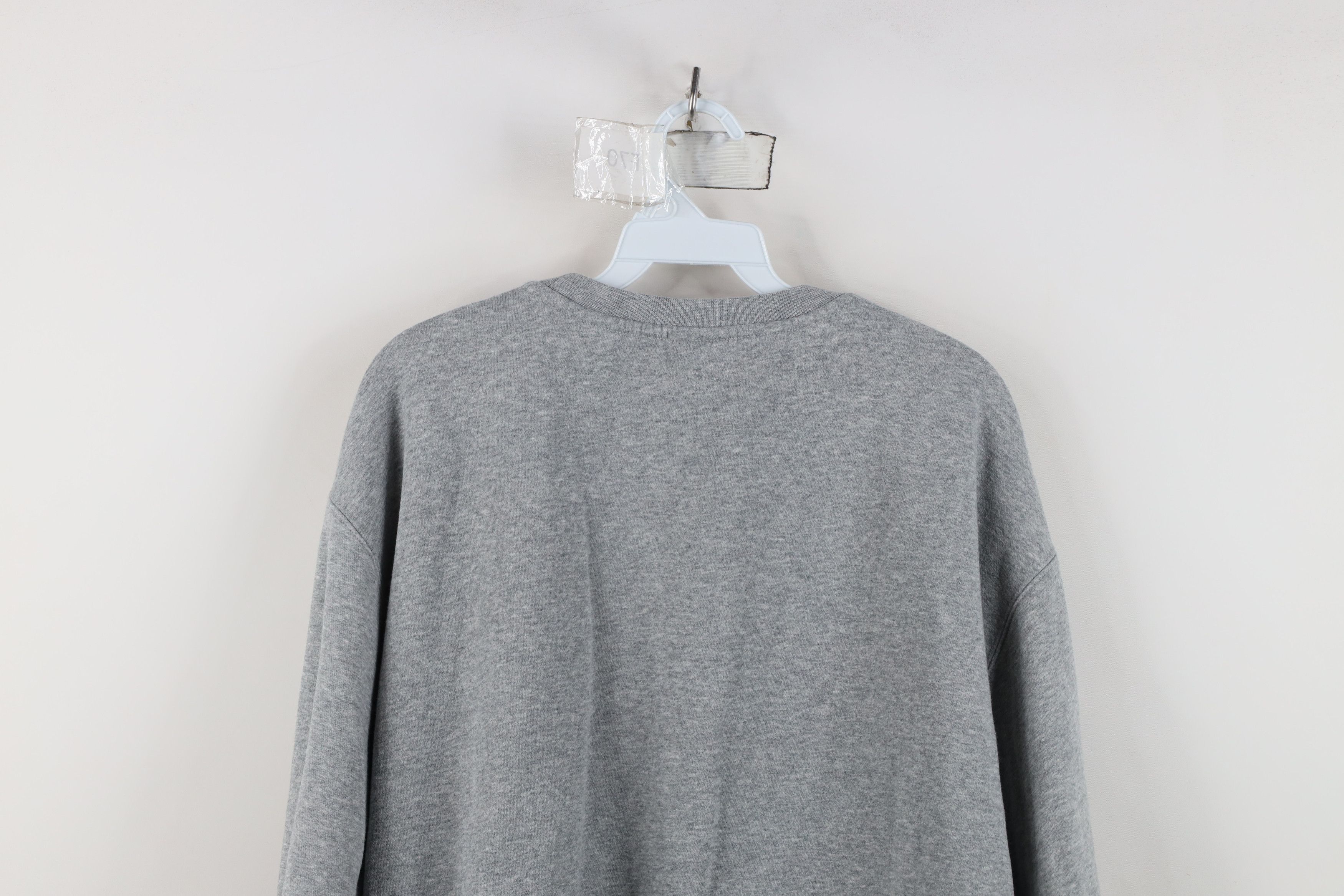 Nike Y2K Nike Scott Mini Swoosh Boxy Fit Crewneck Sweatshirt Gray Size US XXL / EU 58 / 5 - 11 Thumbnail