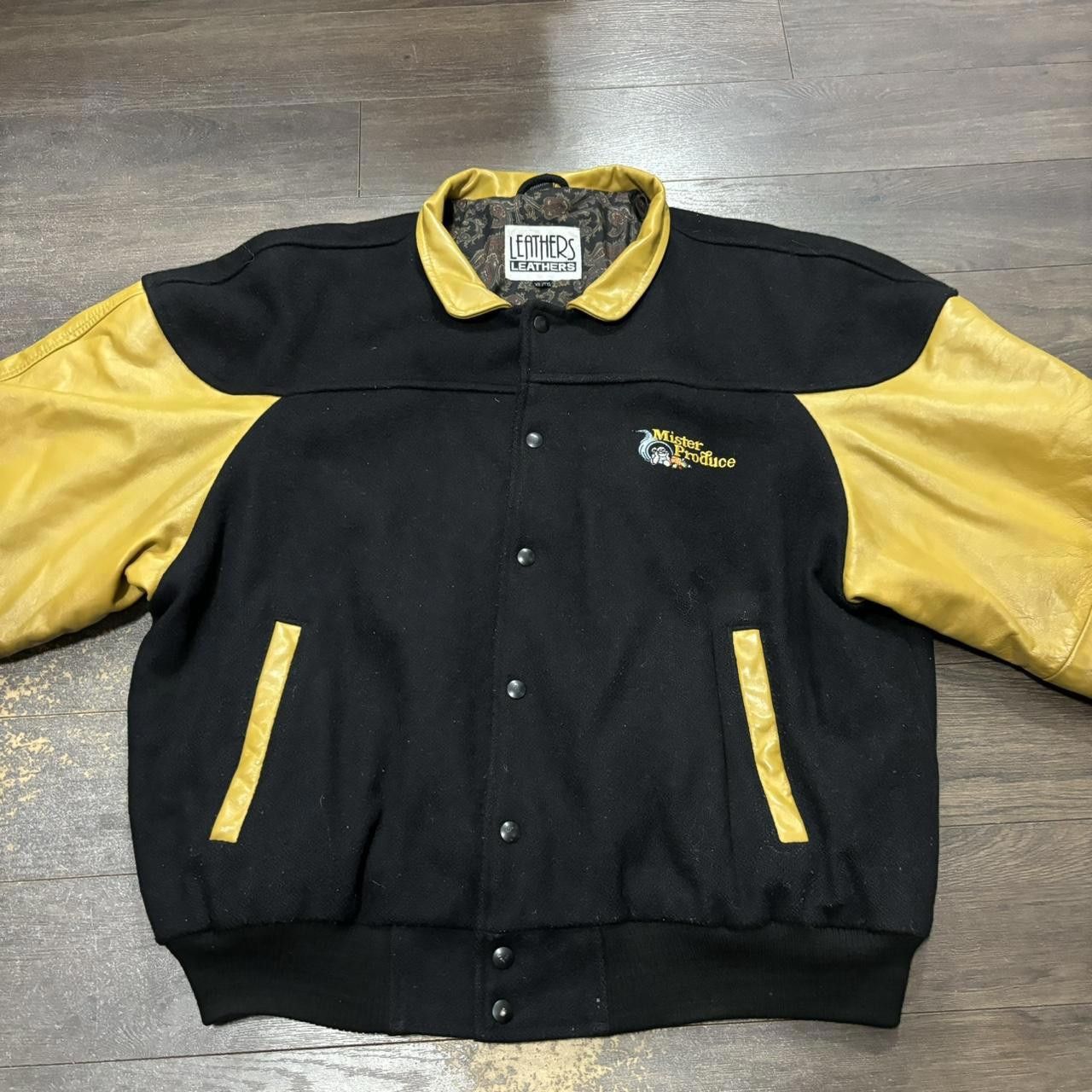 Designer vintage Mr produce club esquire varsity jacket 90s XL Size US XL / EU 56 / 4 - 5 Thumbnail