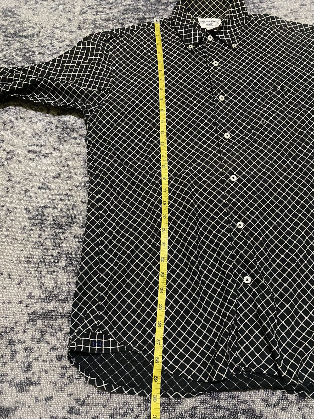 Beauty Beast × Japanese Brand × Tornado Mart Kansai Yamamoto plaid long Shirt Size US L / EU 52-54 / 3 - 7 Thumbnail