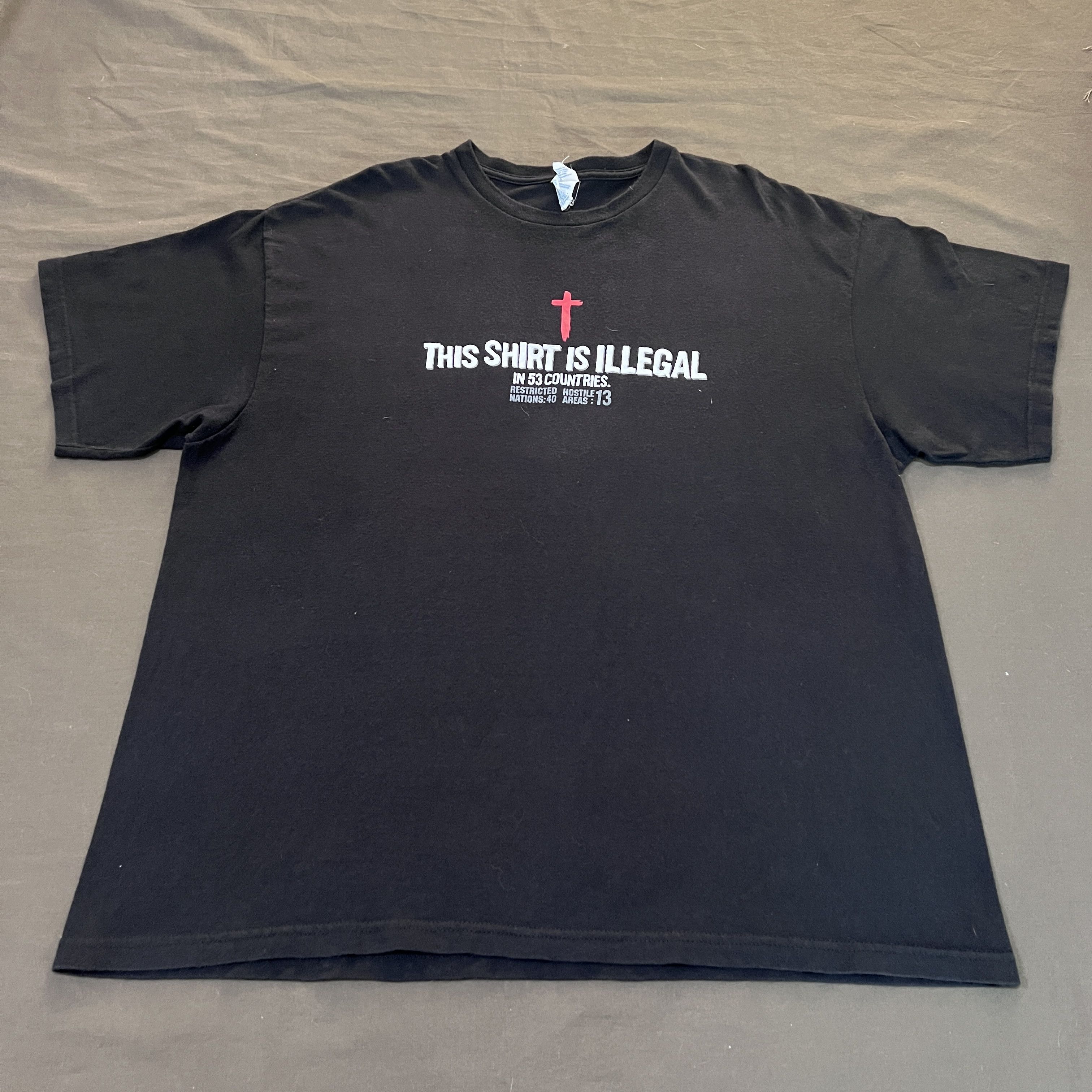 Vintage Vintage Y2K Jesus God Lord Bible Promo Tee 2XL Size US XXL / EU 58 / 5 - 2 Thumbnail