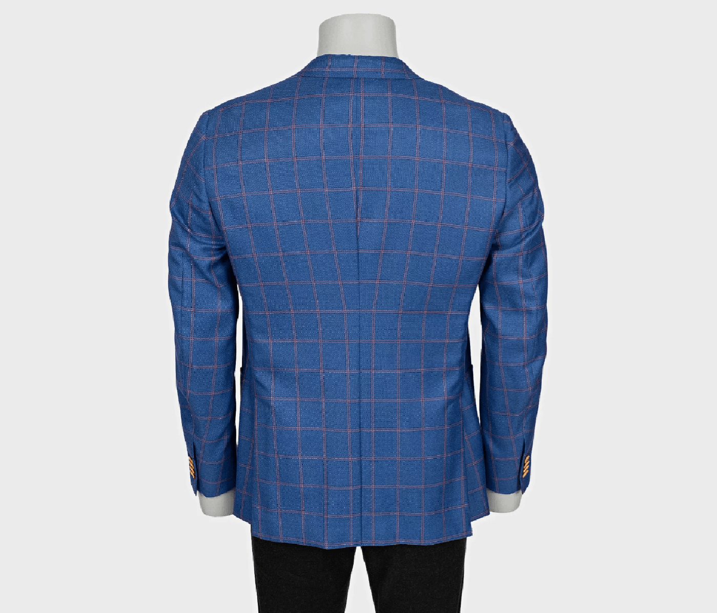 Isaia Isaia Blue Check Cashmere Blazer Jacket IT50 Size 50R - 3 Thumbnail