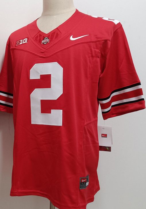 Other Men's Ohio State Buckeyes #2 Emeka Egbuka Red Jersey Size US S / EU 44-46 / 1 - 3 Thumbnail