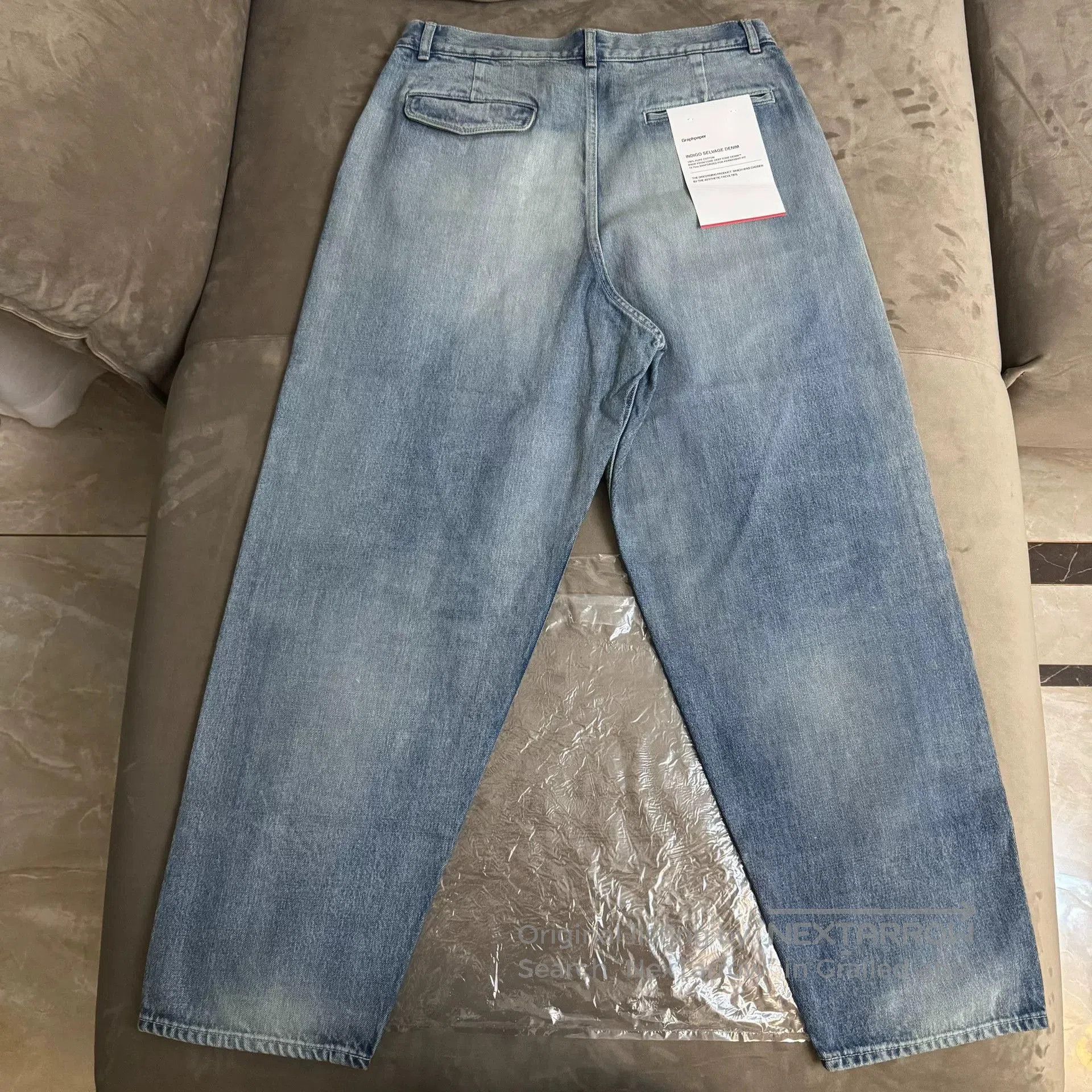 Graphpaper Graphpaper Denim Two Tuck Tapered. Size US 26 / EU 42 - 2 Thumbnail