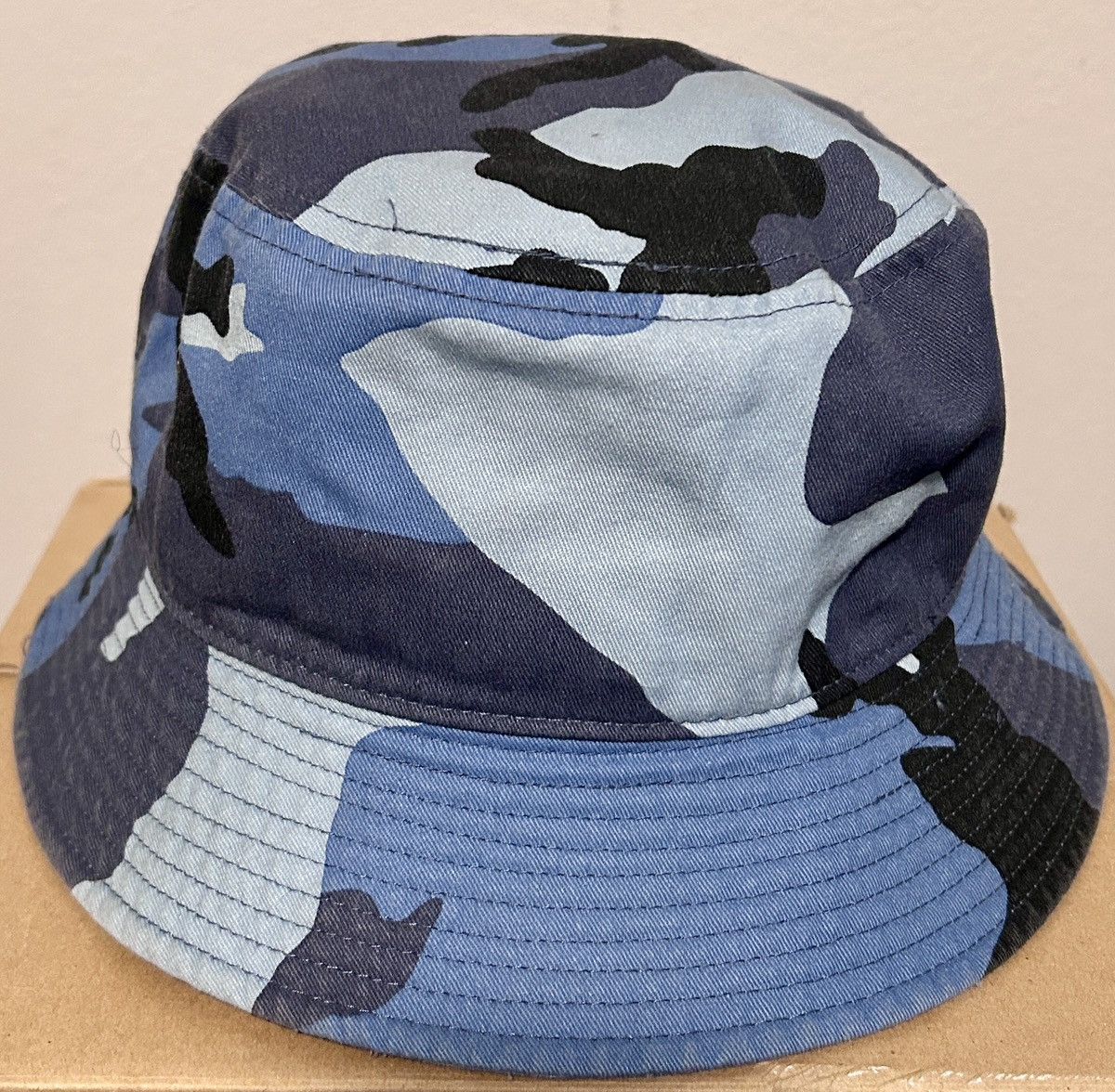 Other Vintage Newhattan Blue Camouflage Bucket Hat Blue Size ONE SIZE - 1 Thumbnail