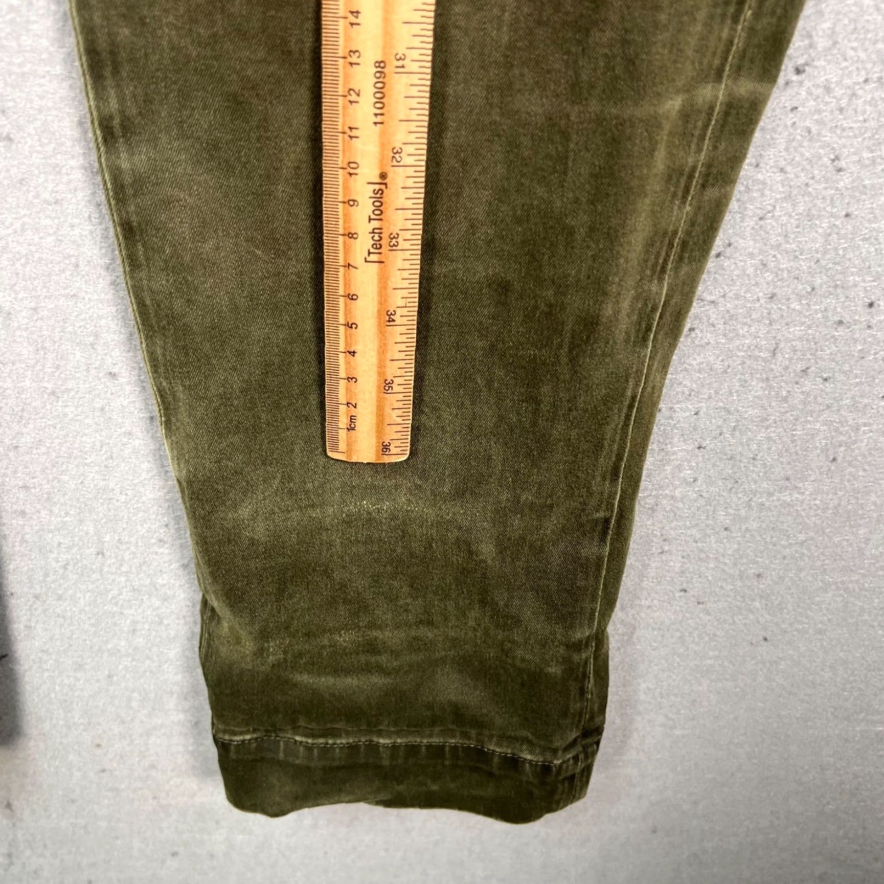 Vintage VINTAGE Rose & Born Mens 52 Olive Green Slim Fit Pants Cotton Blend Chino Flat Front Tapered Inseam 33 Mens Size US 36 / EU 52 - 7 Thumbnail