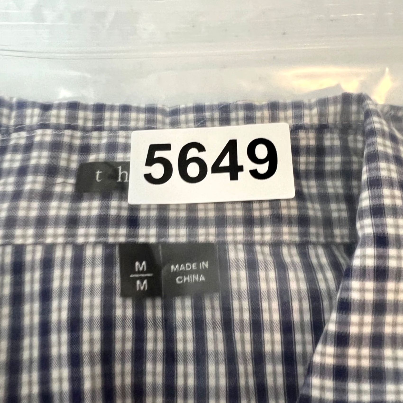 Theory Theory Button-Up Shirt Cotton Long Sleeve Blue & White Checkered Womens Medium Size M / US 6-8 / IT 42-44 - 7 Thumbnail