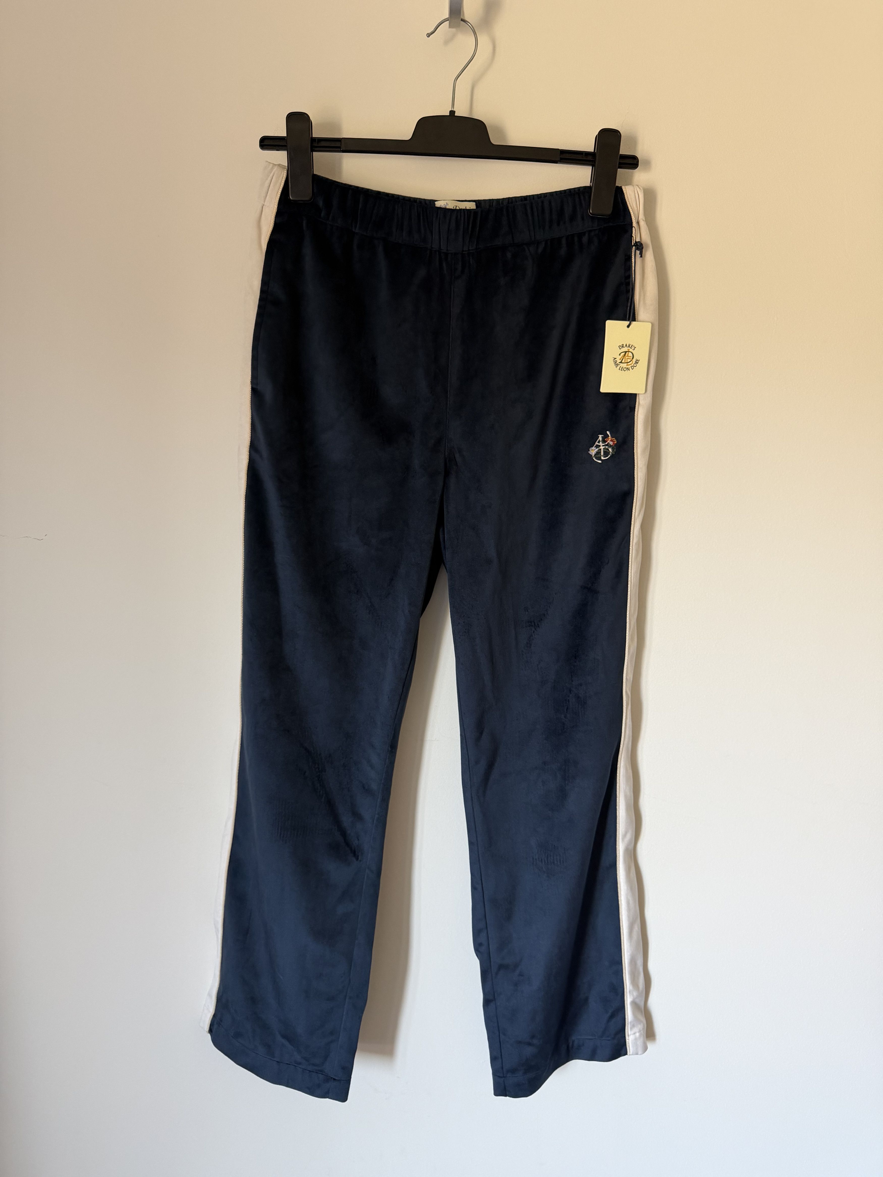 Aime Leon Dore × Drake's Aime Leon Dore Drake's Velvet Track Pants in Navy Size US 34 / EU 50 - 1 Thumbnail