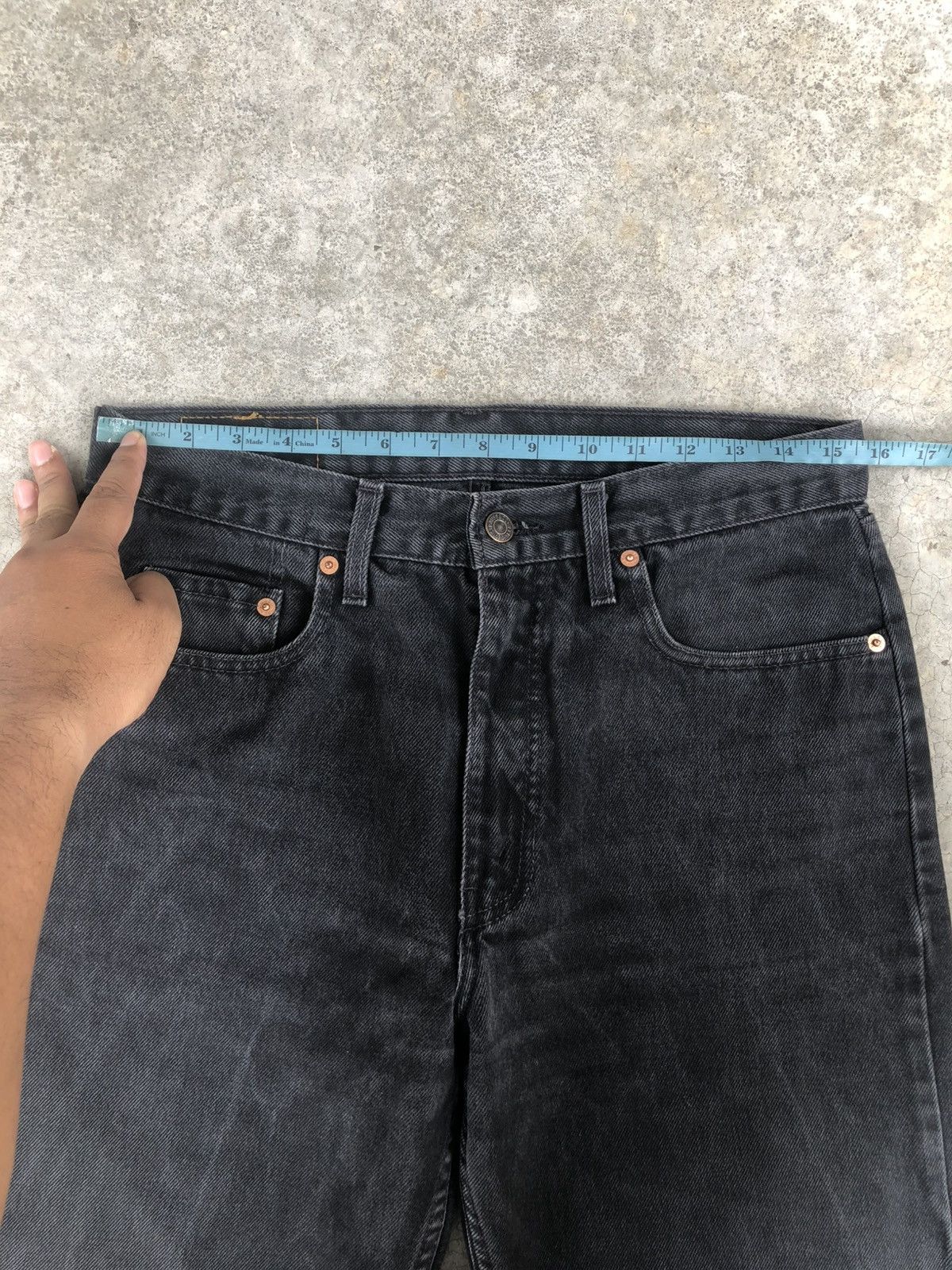 Levi's Vintage 90s Levis Orange Tab Distressed Denim 615 Size US 31 - 21 Thumbnail