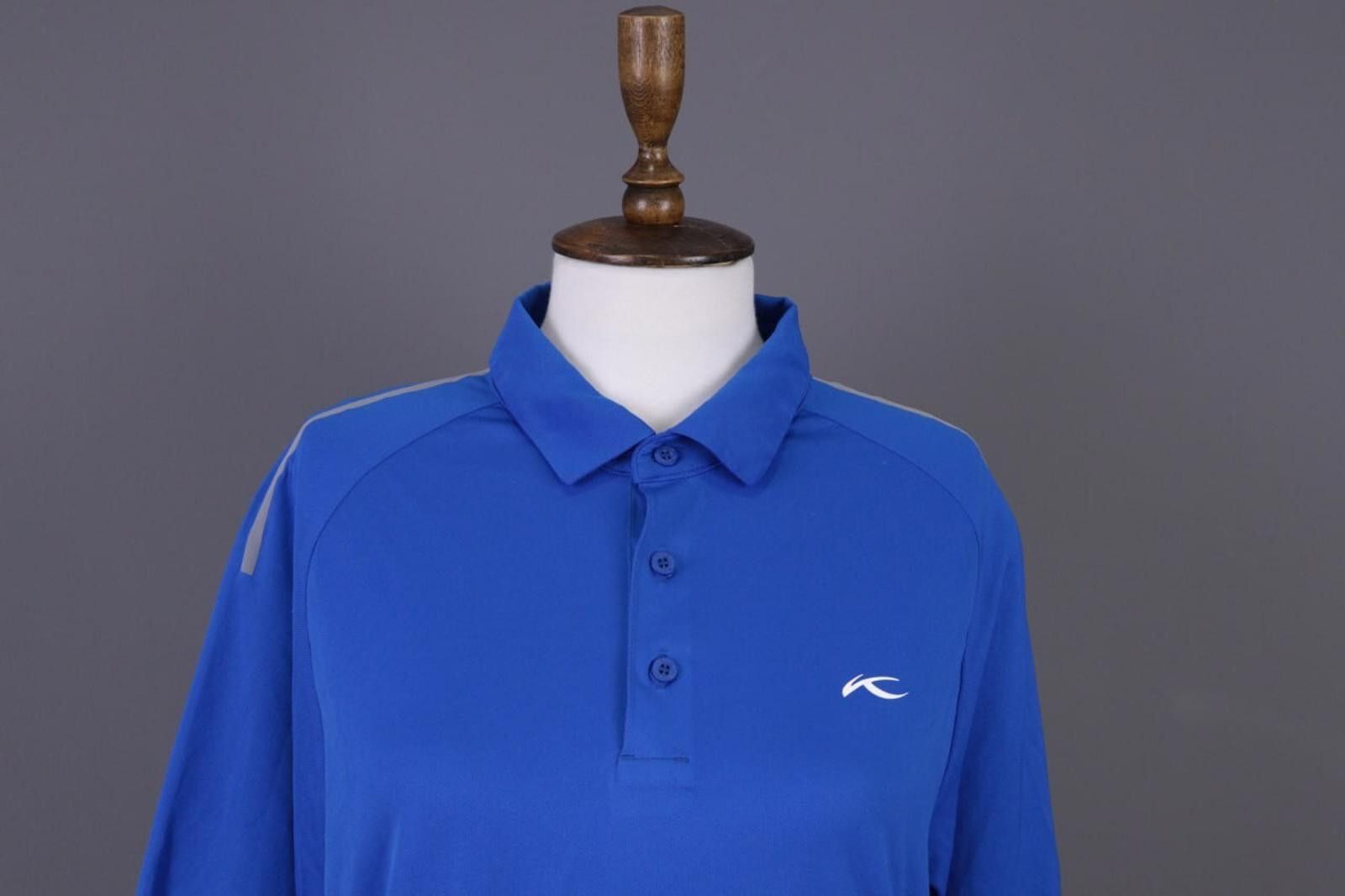 KJUS Kjus Men Largo Polo SS Blue Summer Polo Shirt Size L / 52 Size US L / EU 52-54 / 3 - 2 Thumbnail