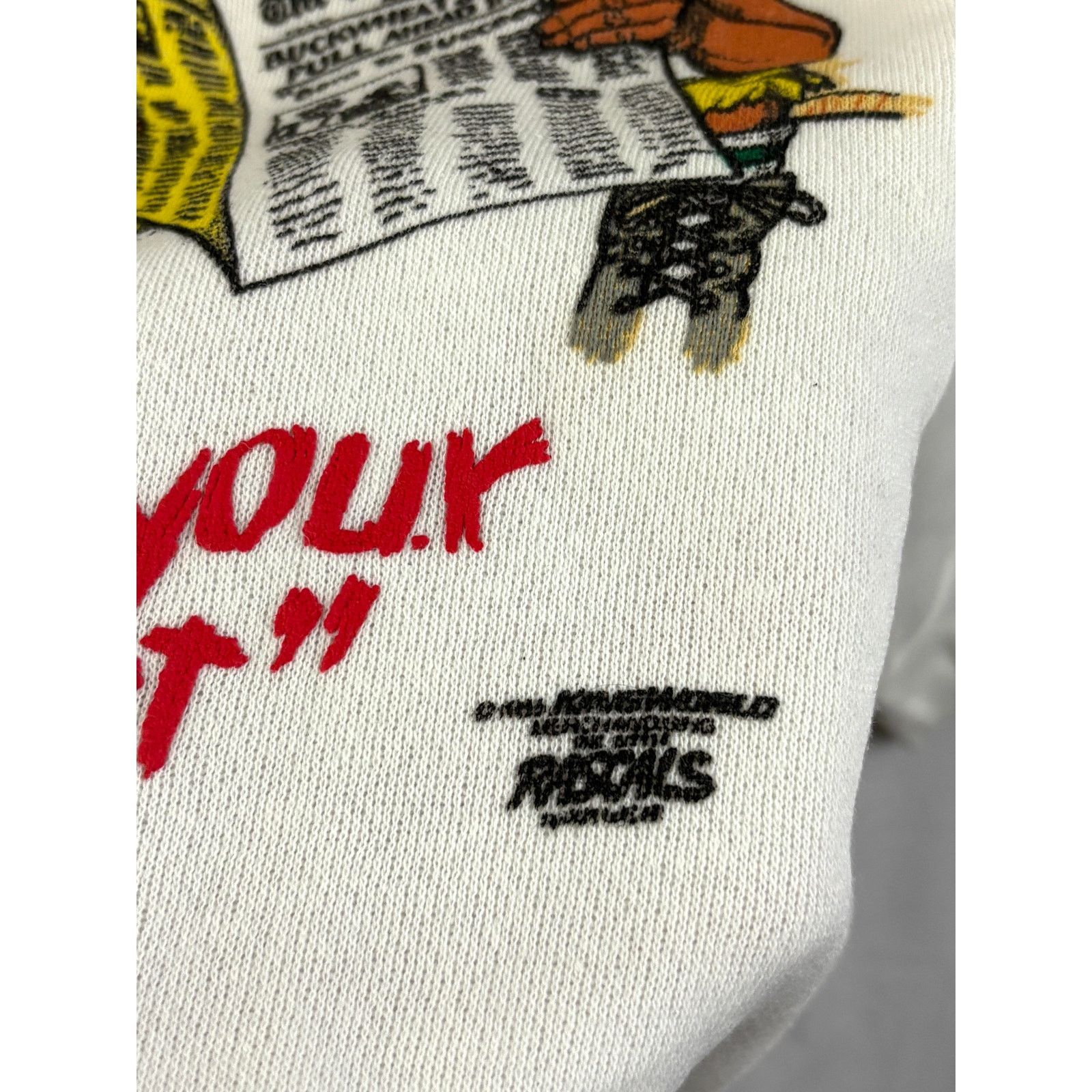 Tultex VTG 80s Buckwheat & Alfalfa Premium Sweatshirt L Tultex USA Size US XL / EU 56 / 4 - 3 Thumbnail