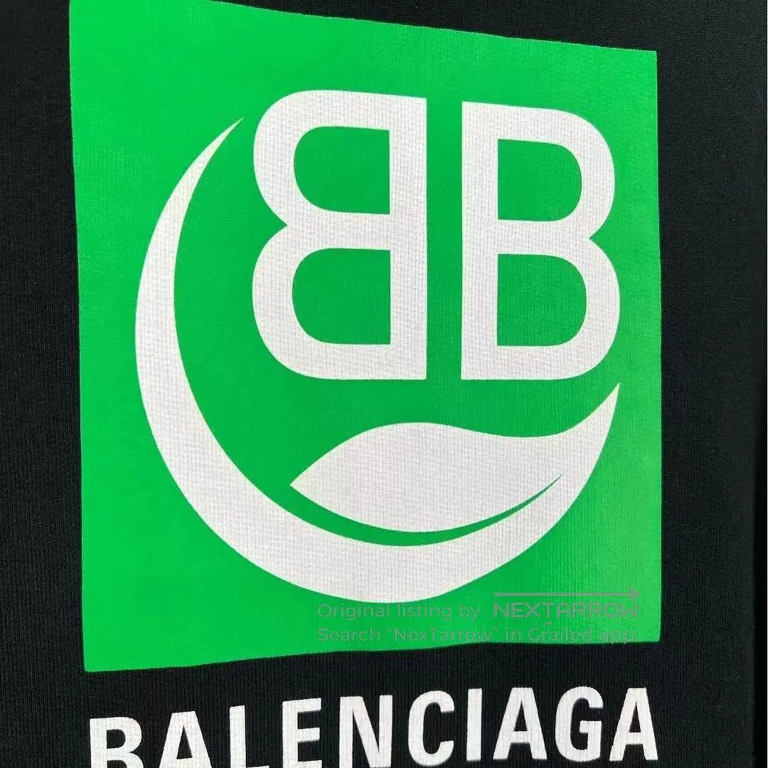 Balenciaga balenciaga black eco logo hoodie sweatshirt. Size US M / EU 48-50 / 2 - 6 Thumbnail