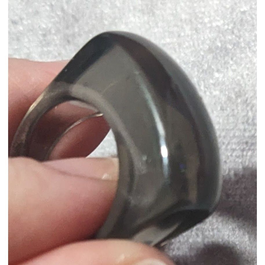 Other Chunky Translucent Grey/Black Fashion Ring Size 7 Size ONE SIZE - 14 Thumbnail