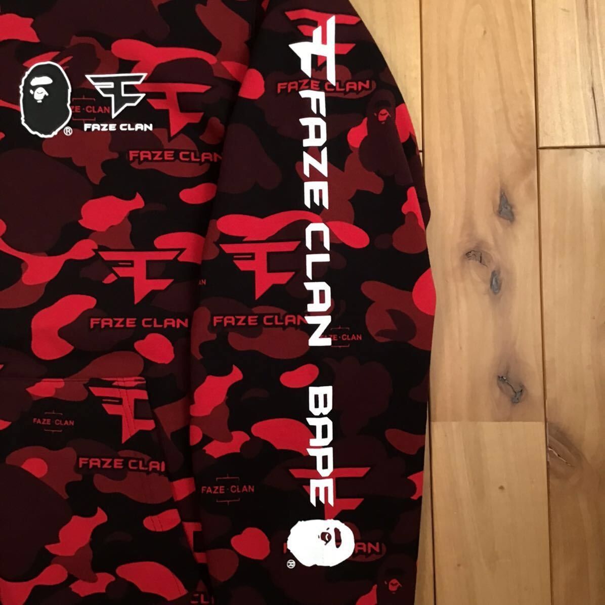 Bape 🔥2XL🔥 BAPE × FAZE CLAN full zip hoodie a bathing ape XXL Size US XXL / EU 58 / 5 - 6 Thumbnail