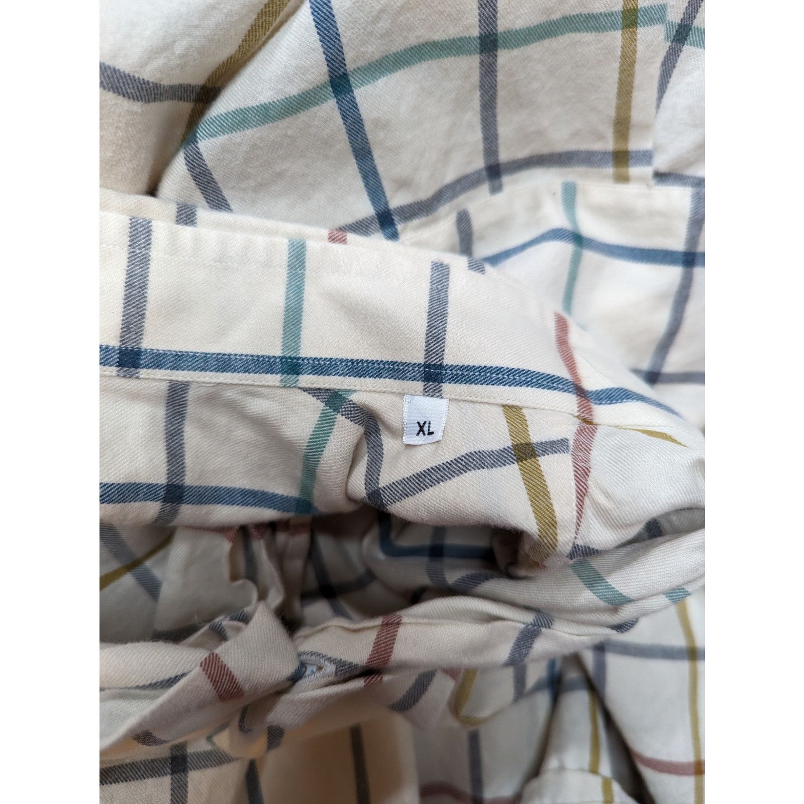 Other Solemare multi-color windowpane button down sz XL Size US XL / EU 56 / 4 - 8 Thumbnail