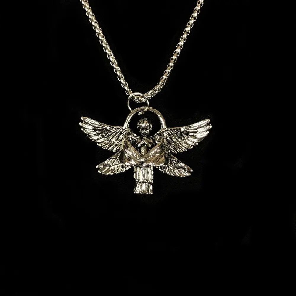 Jewelry Angel Necklace Punk Chain Size ONE SIZE - 5 Thumbnail
