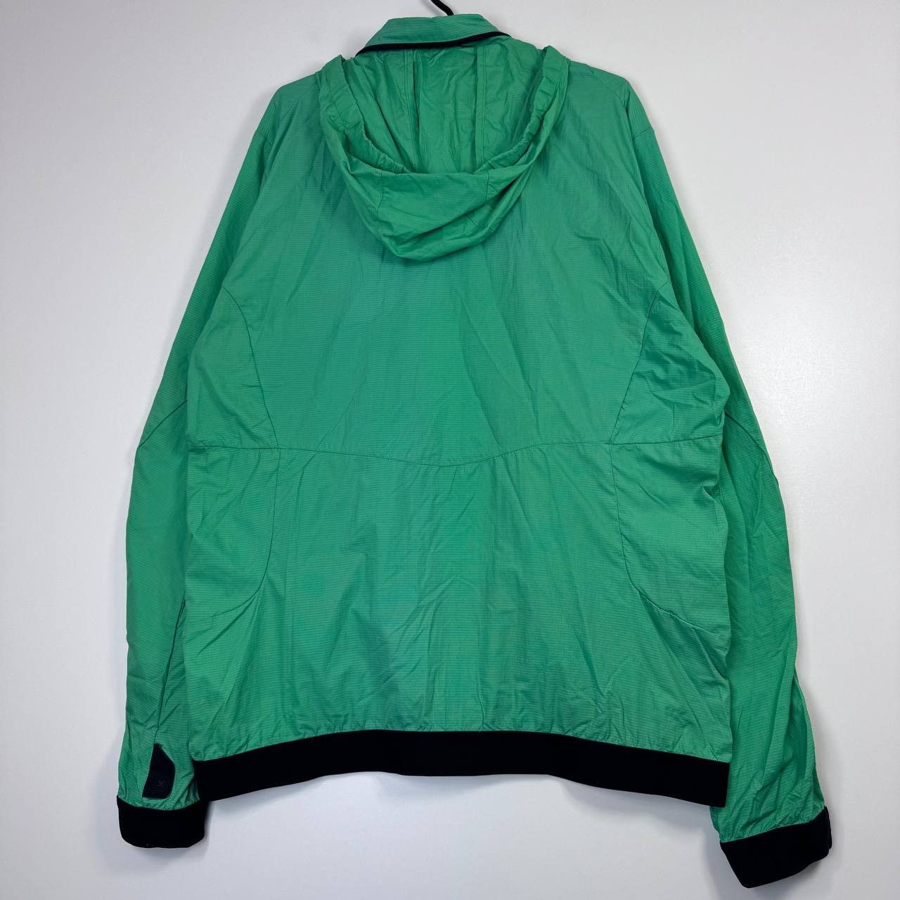 Adidas Adidas Green Lightweight Windbreaker Jacket Full Zip Size L Size US L / EU 52-54 / 3 - 13 Thumbnail