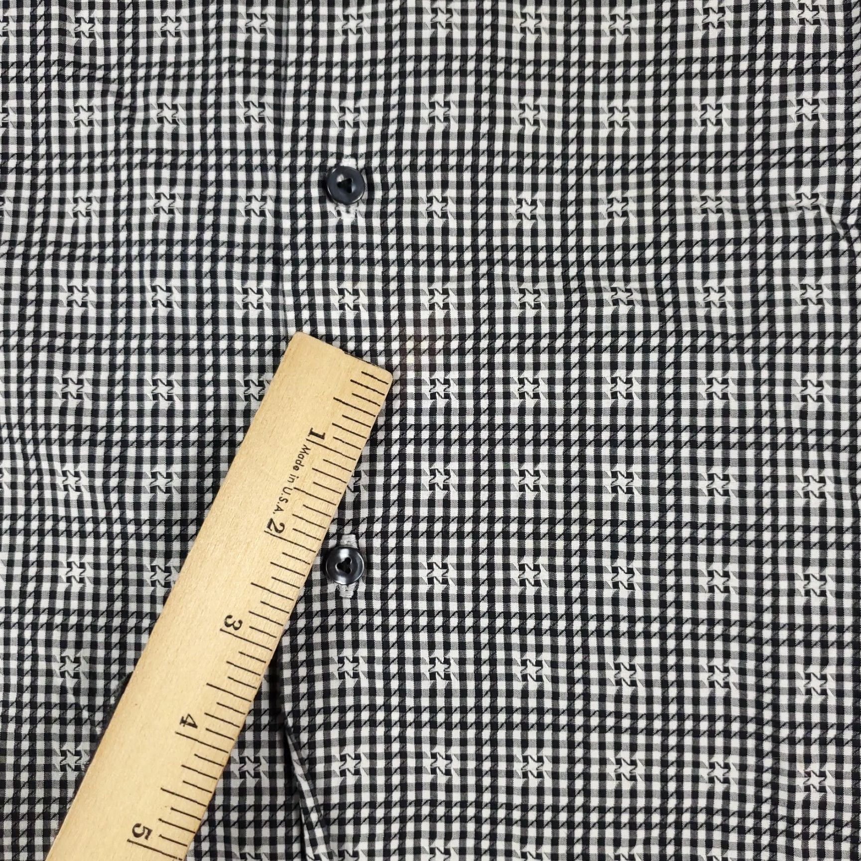 Robert Graham Robert Graham Shirt Mens Size 17 Blue Check Button-Up Long Sleeve Dressy Casual Office Size US XL / EU 56 / 4 - 4 Thumbnail
