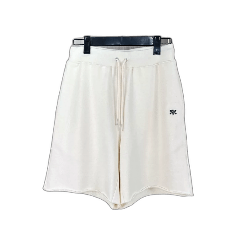 Celine Celine Embroidered Victory Logo Shorts Size XS Size US 26 / EU 42 - 1 Thumbnail