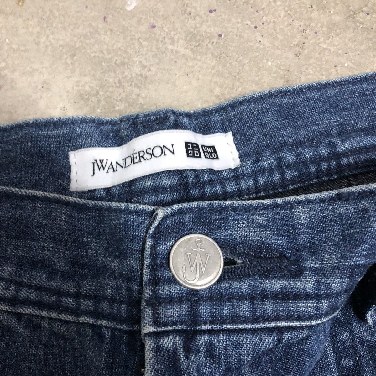 JW Anderson × Uniqlo JW Anderson x Uniqlo Baker-Style Denim Relaxed Work Pants Size US 27 - 11 Thumbnail
