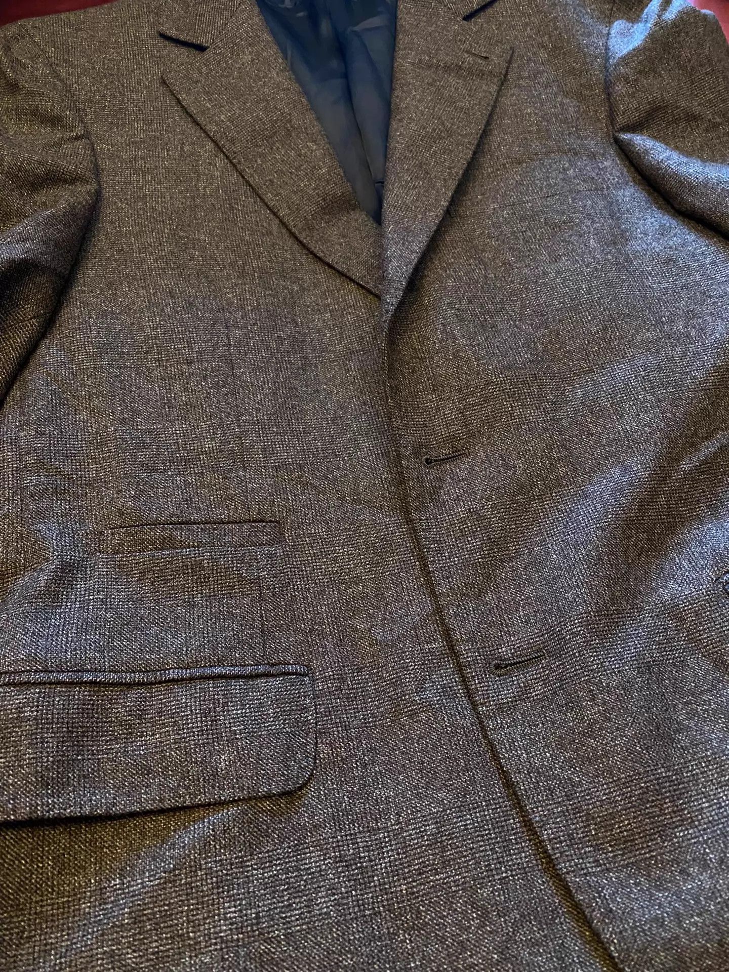 Brunello Cucinelli BRUNELLO CUCINELLI 100% Cashmere Check Blazer (50) New Size 50R - 4 Thumbnail