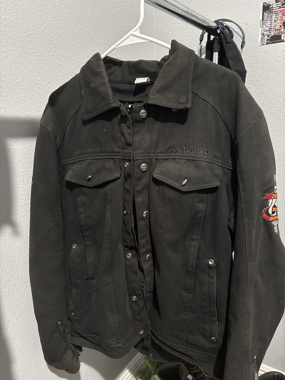 Vintage Black Rockstar Leather Jacket Size US M / EU 48-50 / 2 - 1 Thumbnail