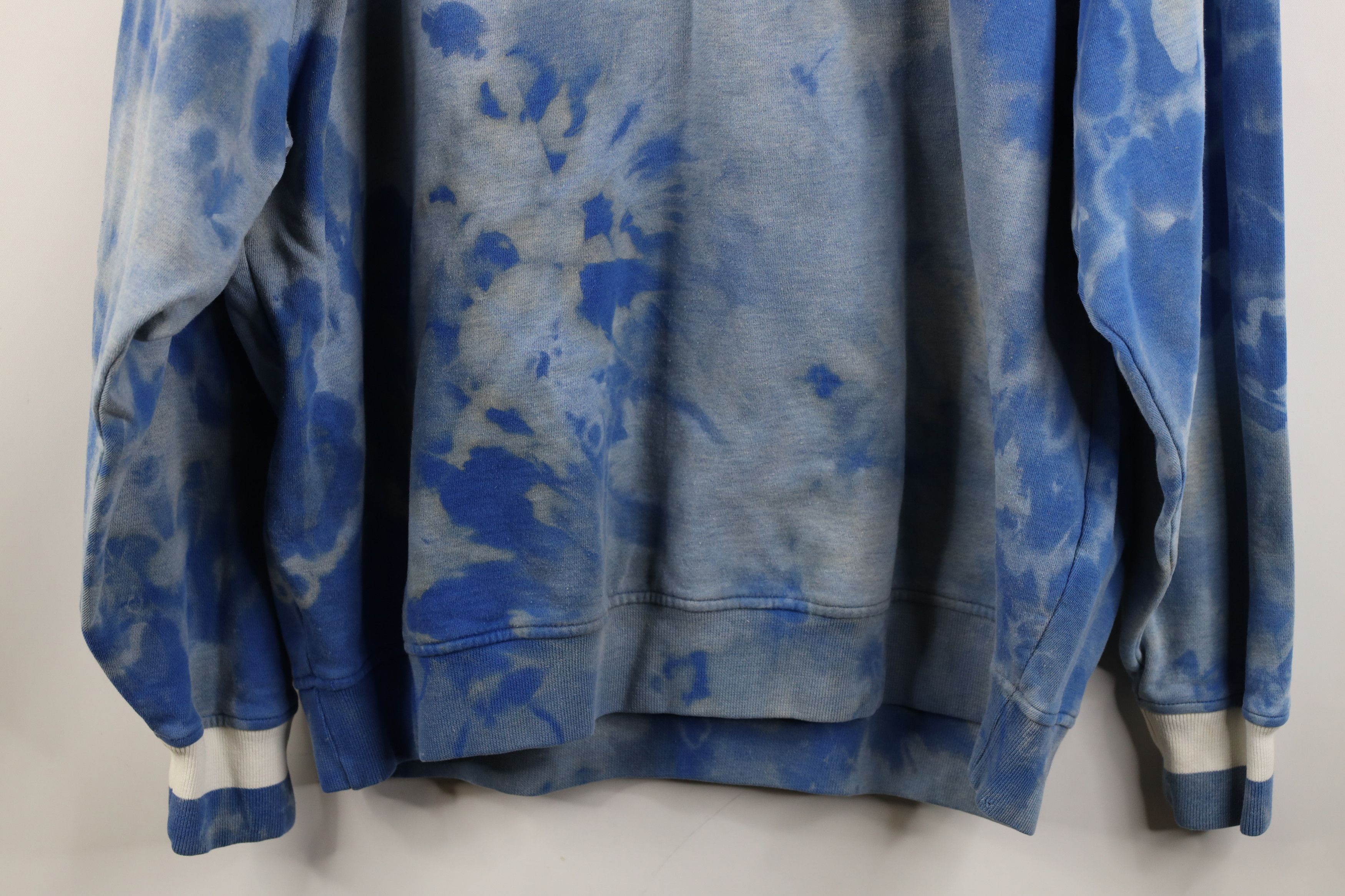 Reebok Vintage 90s Reebok Classic Logo Acid Wash Hoodie Sweatshirt Size US L / EU 52-54 / 3 - 12 Thumbnail