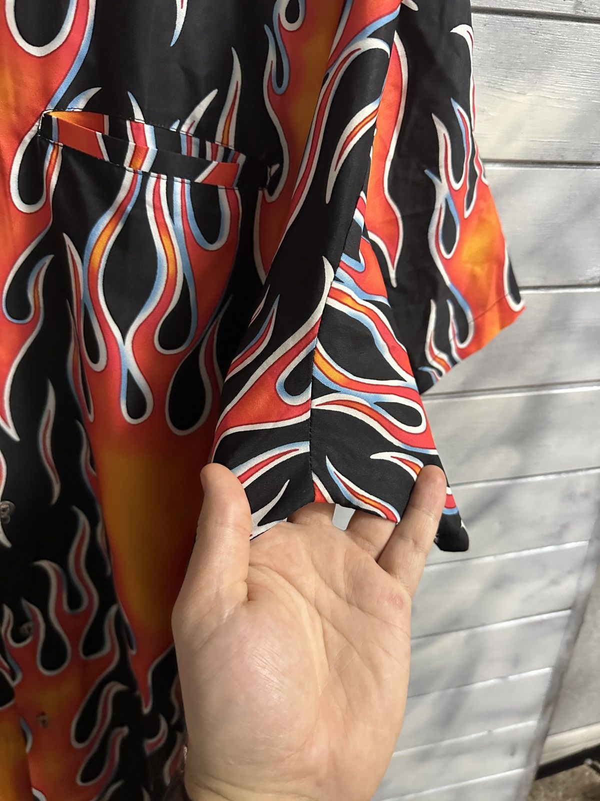 Other Rare Vintage Fire Shirt Y2K Japan Style Size Xl-XXL. Size US XXL / EU 58 / 5 - 3 Thumbnail