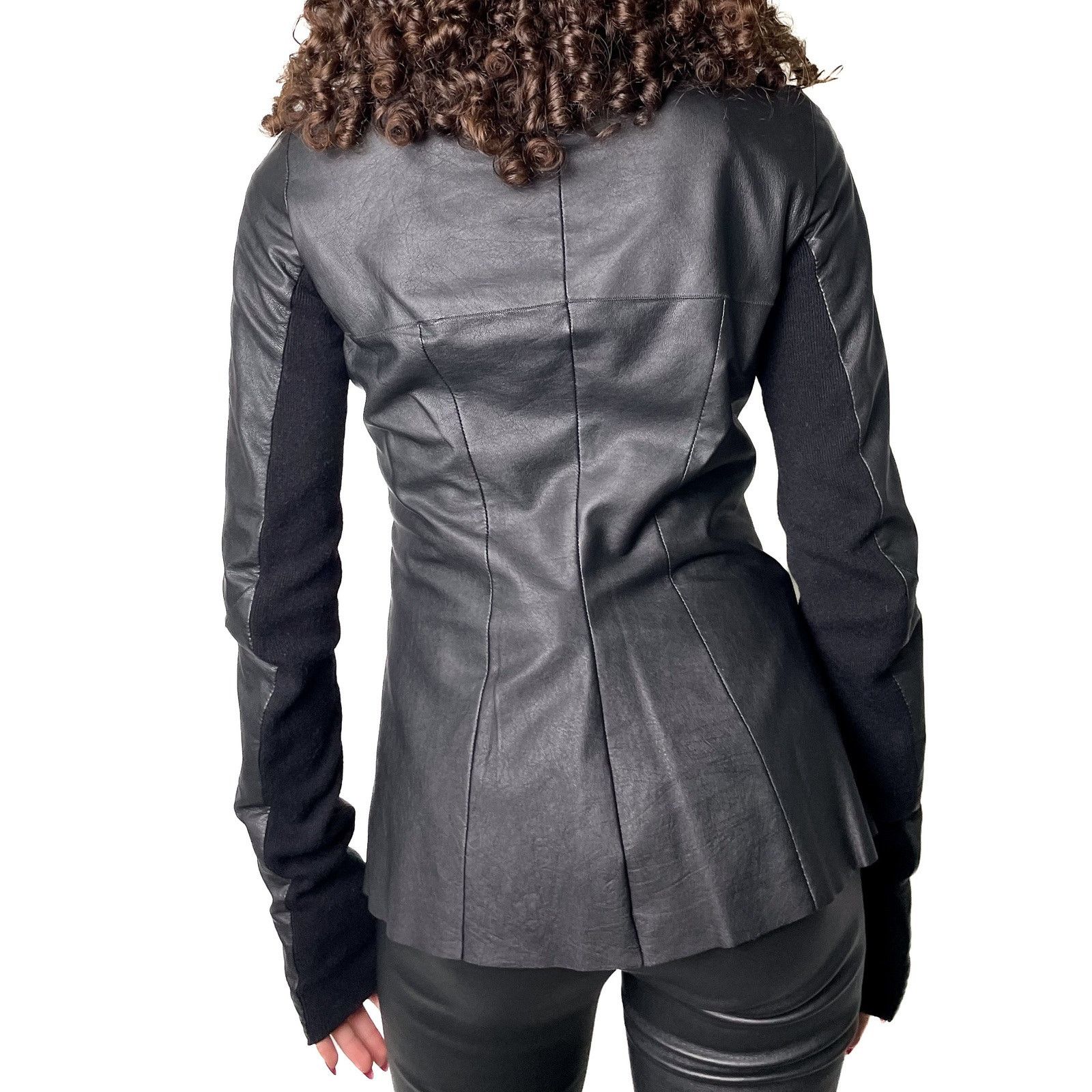 Rick Owens Leather Shirt Size M / US 6-8 / IT 42-44 - 4 Thumbnail