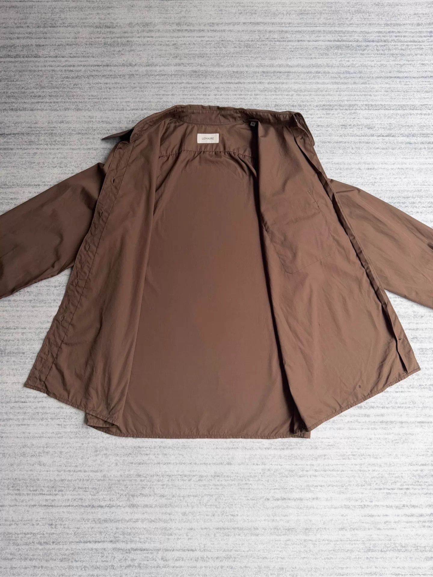 Lemaire Lemaire Long Sleeve Cutaway Collar Shirt Size XXS / US 00 / IT 34 - 4 Thumbnail