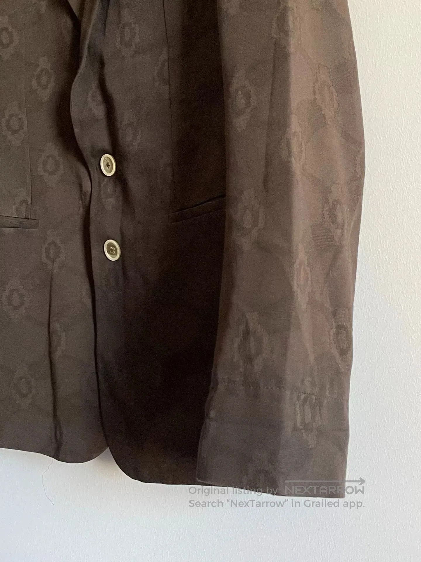 Ann Demeulemeester sophisticated spring summer brown blazer. Size US S / EU 44-46 / 1 - 5 Thumbnail