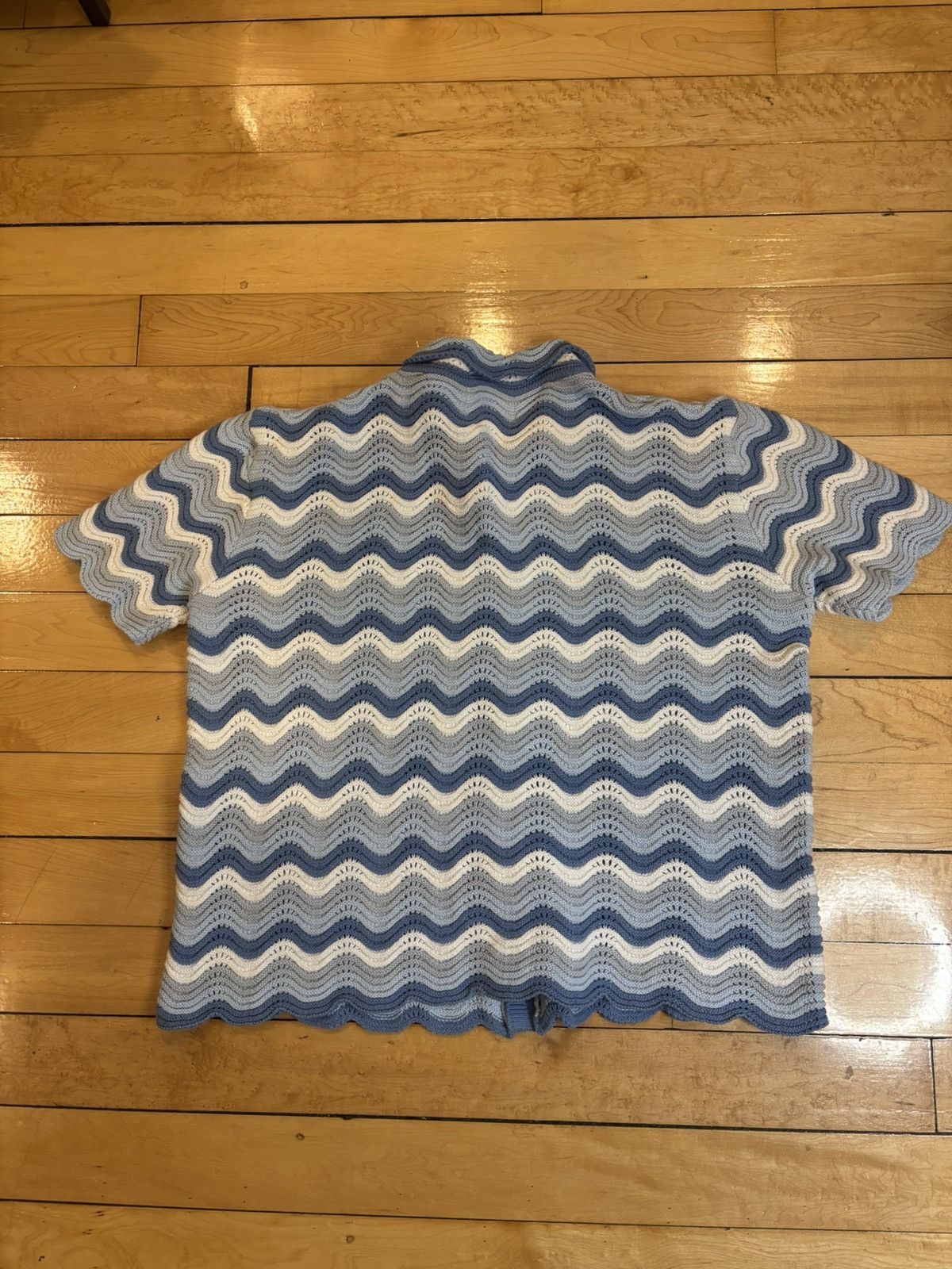 YITAI Azure Shale Stitch Sweater Button Up Size US M / EU 48-50 / 2 - 2 Thumbnail