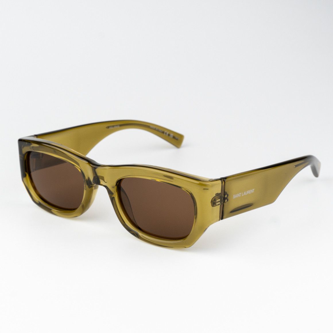 Yves Saint Laurent NEW Saint Laurent SL713 004 Rectangle Unisex Sunglasses Size ONE SIZE - 1 Thumbnail