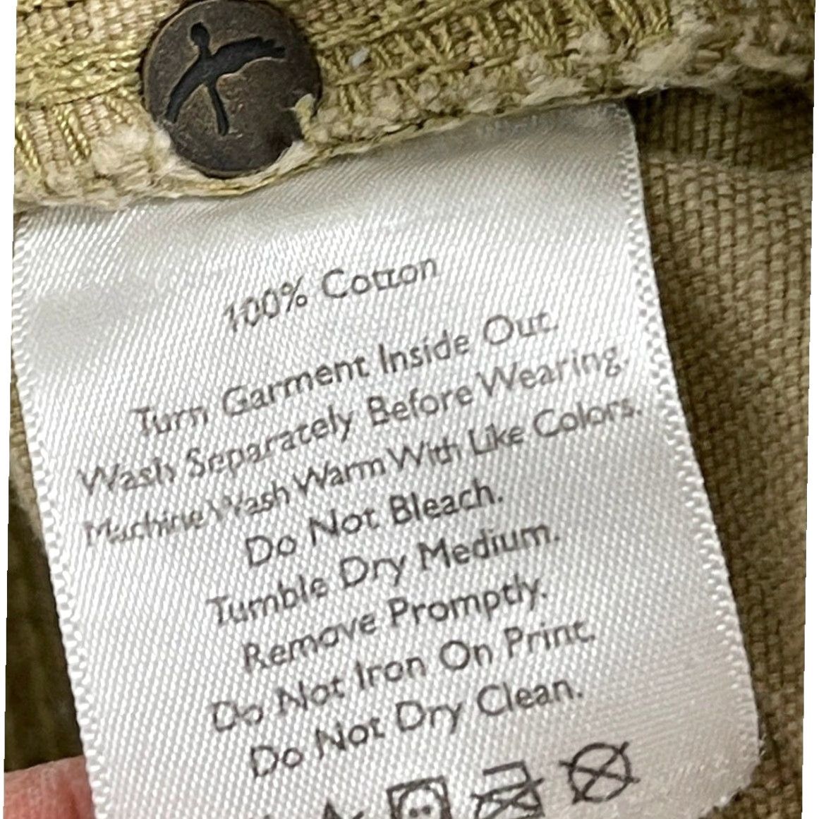 Eddie Bauer VINTAGE Eddie Bauer Cargo Shorts Mens 42 Tan Heavyweight 100% Cotton Utility Y2K Cargo Mens 42 Tan Cotton Shorts Size US 41 - 4 Thumbnail