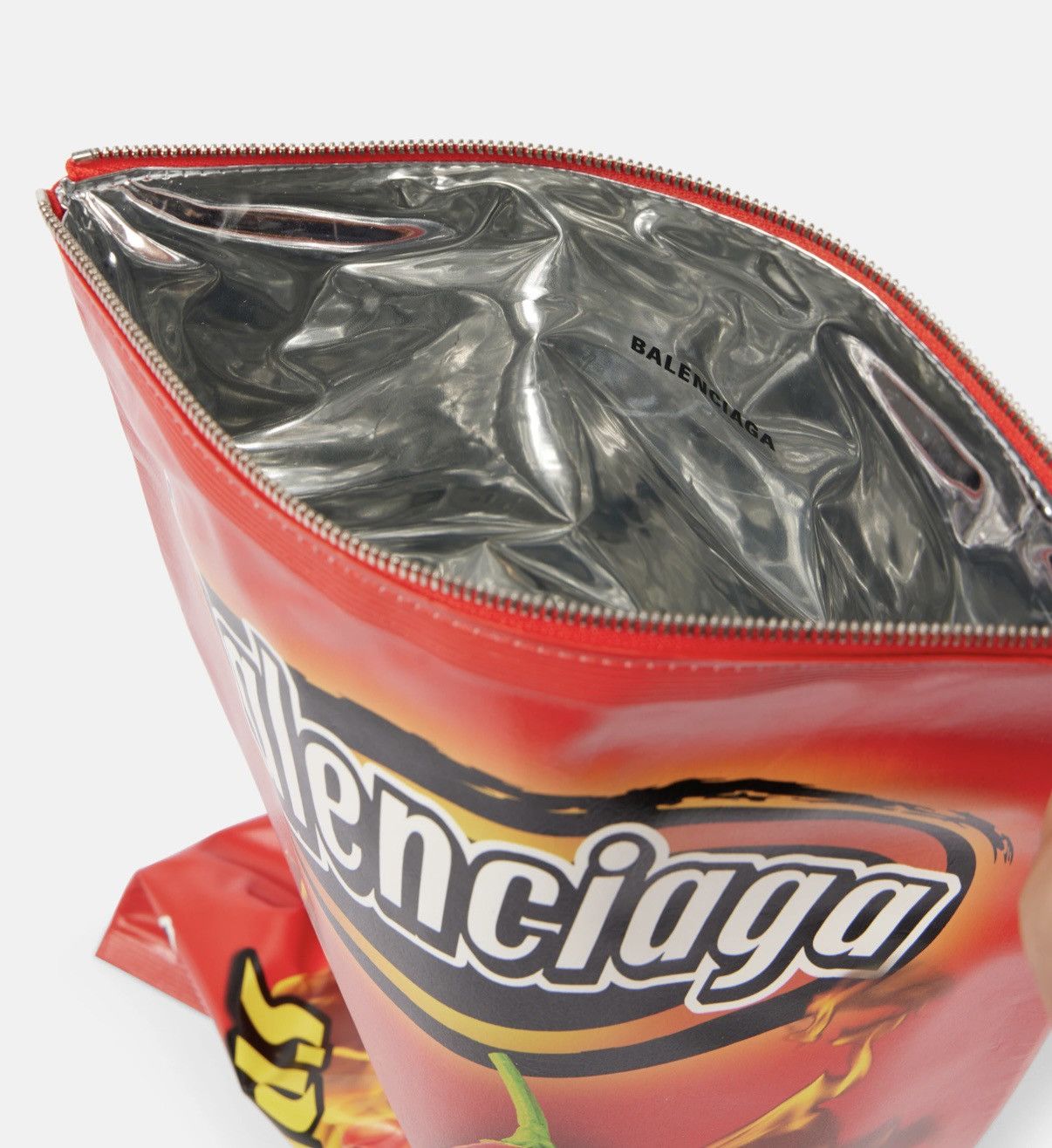 Balenciaga BNWT Rare Balenciaga Chips Bag Red Size ONE SIZE - 3 Thumbnail