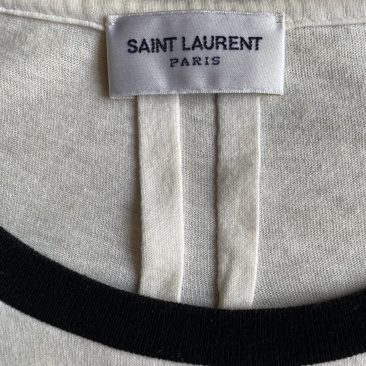 Saint Laurent Paris SLP Love T Shirt Size US S / EU 44-46 / 1 - 5 Thumbnail