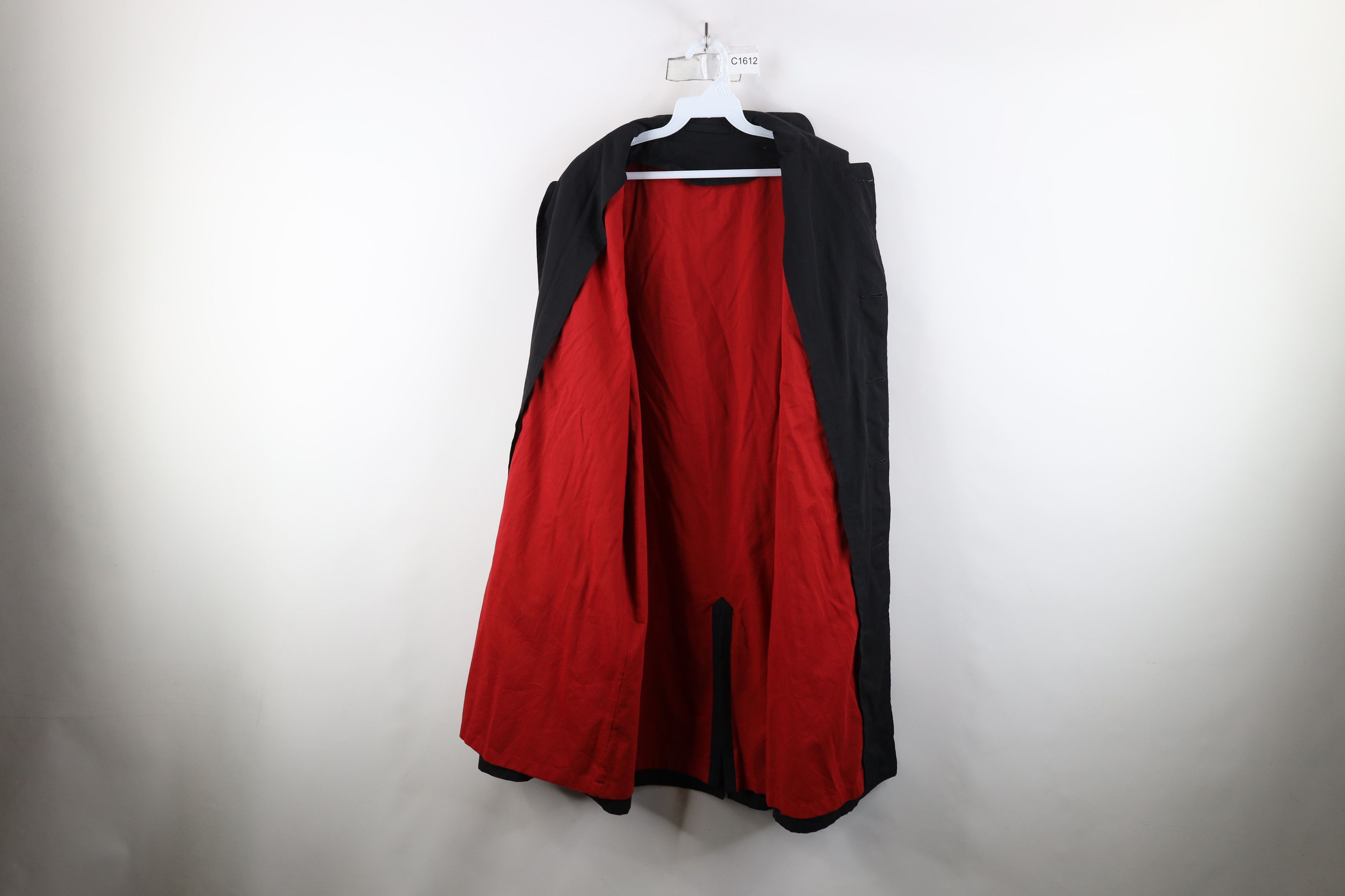 Vintage Vintage 50s 60s Streetwear Trench Coat Rain Jacket Black USA Size US XL / EU 56 / 4 - 8 Thumbnail