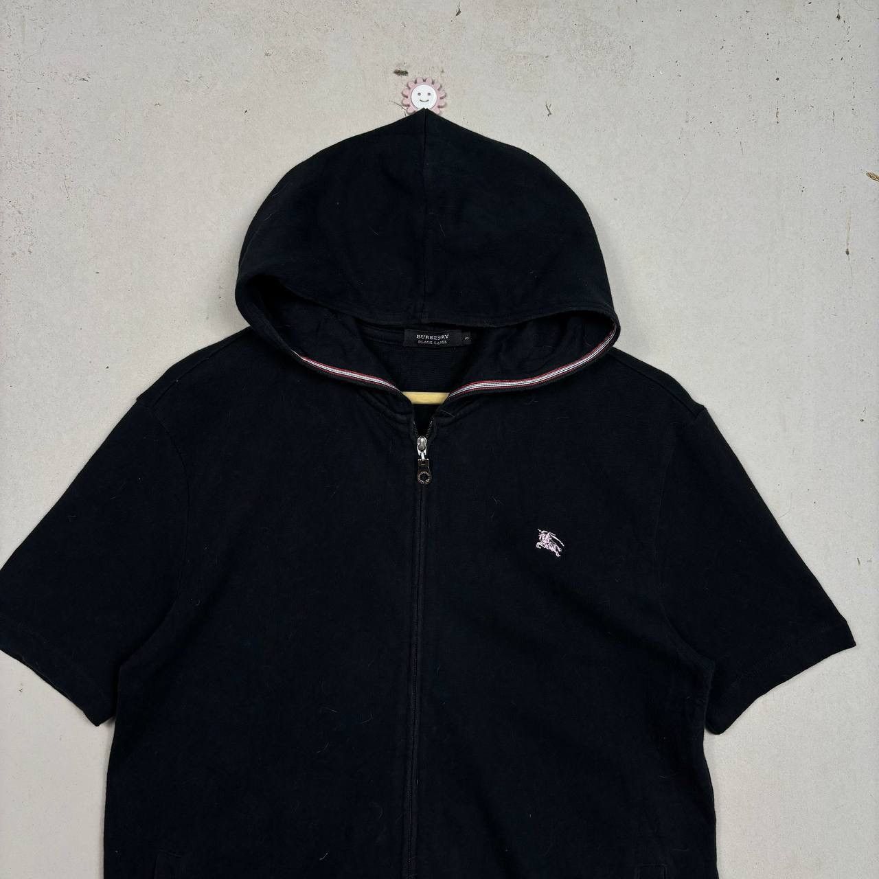 Burberry Burberry Black Label Zip Hoodie Short Sleeve Black M Y2K Size US M / EU 48-50 / 2 - 3 Thumbnail
